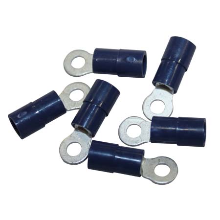 Articolo 414 Capicorda ad occhiolo  per connessione barre 3 mm a cavetto alta tensione - Idoneo all'utilizzo con il Mod. 418 Pinza crimpatrice professionale per capicorda - Osd gruppo Ecotech srl